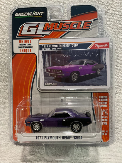 1971 Plymouth HEMI 'Cuda Barricuda | GL Muscle | Greenlight