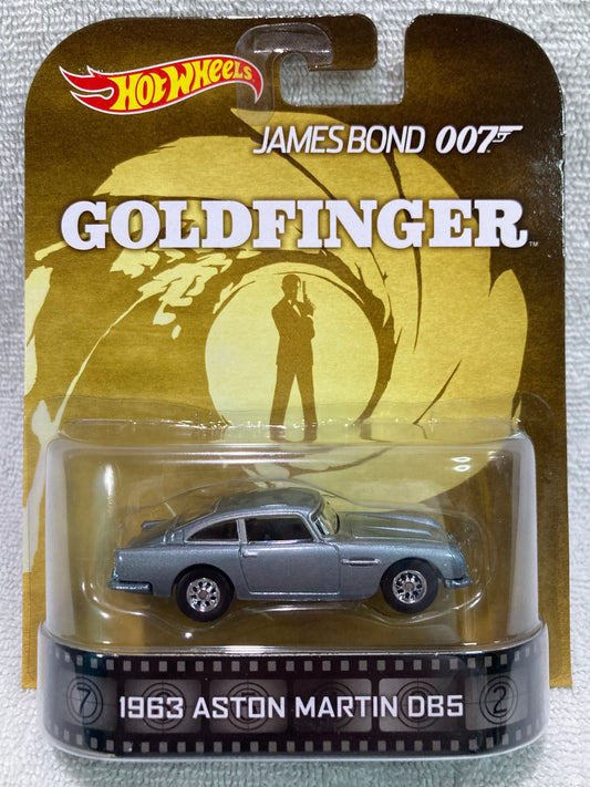 1963 Aston Martin DB5 | James Bond Goldfinger | Hot Wheels Retro Entertainment