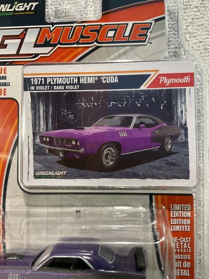 1971 Plymouth HEMI 'Cuda Barricuda | GL Muscle | Greenlight