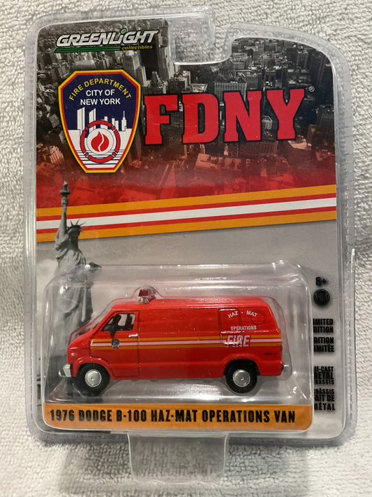 1976 Dodge B-100 | FDNY Haz-Mat Operations Van | Greenlight